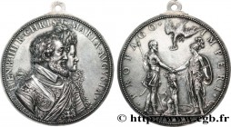 HENRY IV
Type : Médaille, Second anniversaire du dauphin 
Date : (1603) 
Metal : silver 
Diameter : 74,5  mm
Weight : 70,1  g.
Edge : lisse 
Puncheon ...