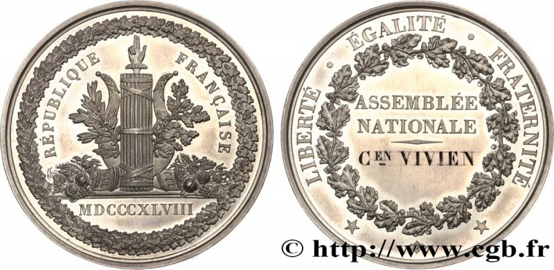 SECOND REPUBLIC
Type : Médaille parlementaire 
Date : 1848 
Mint name / Town : 0...