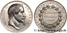 SECOND EMPIRE
Type : Médaille, corps législatif, session de 1870 
Date : 1870 
Mint name / Town : 09 - Ariège 
Metal : silver 
Diameter : 51  mm
Weigh...