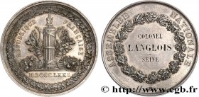 FRENCH THIRD REPUBLIC
Type : Médaille parlementaire, Assemblée Nationale 
Date : 1871 
Mint name / Town : 75 - Seine 
Metal : silver 
Diameter : 51  m...