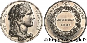FRENCH THIRD REPUBLIC
Type : Médaille parlementaire, Chambre des députés, Ire législature 
Date : 1876 
Mint name / Town : 60 - Oise 
Metal : silver 
...