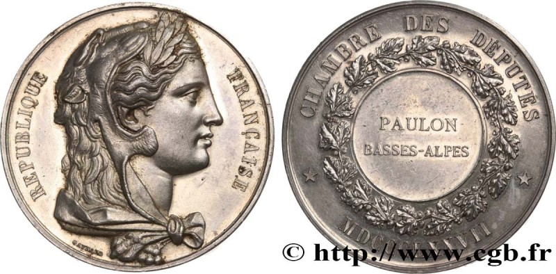 FRENCH THIRD REPUBLIC
Type : Médaille parlementaire, Chambre des députés, IIe lé...