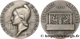 FRENCH FOURTH REPUBLIC
Type : Médaille parlementaire, Assemblée Nationale, IIIe législature 
Date : 1956 
Mint name / Town : 75- Seine 
Metal : silver...