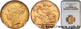 AUSTRALIA - VICTORIA
Type : 1 Souverain type Saint-Georges 
Date : 1886 
Mint name / Town : Melbourne 
Quantity minted : 2902000 
Metal : gold 
Milles...