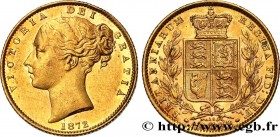 GREAT-BRITAIN - VICTORIA
Type : 1 Souverain 
Date : 1872 
Mint name / Town : Londres 
Quantity minted : - 
Metal : gold 
Millesimal fineness : 917  ‰
...