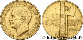 ITALY - KINGDOM OF ITALY - VICTOR-EMMANUEL III
Type : 100 Lire 
Date : 1923 
Mint name / Town : Rome 
Quantity minted : 20000 
Metal : gold 
Millesima...