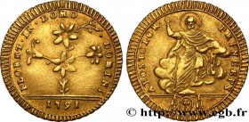 ITALY - PAPAL STATES - PIUS VI (Giovanni Angelo Braschi)
Type : Doppia ou 30 Paoli en or 
Date : 1791 
Mint name / Town : Rome 
Metal : gold 
Millesim...