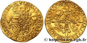 SPANISH NETHERLANDS - DUCHY OF BRABANT - CHARLES V
Type : Couronne d’or au soleil 
Date : 1554 
Mint name / Town : Anvers 
Metal : gold 
Millesimal fi...