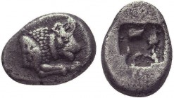 CARIA, Mylasa Circa 530 BC. AR Sixth Stater. Lion forepart right / Incuse punch. Carradice pl.X, B; cf. Traité 750 (third stater). RARE!

Condition: V...