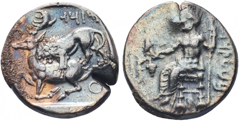 Cilicia, Tarsos AR Stater. Mazaios, satrap of Cilicia, 361/0-334 BC. Baaltars se...