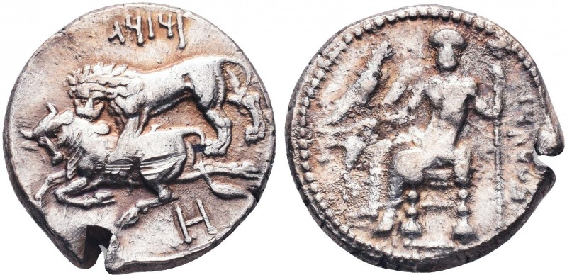 Kingdom of Cilicia. Mazaius. 361-334 BC. Stater. Cilicia, TarsusObv: BLTRZ Baalt...
