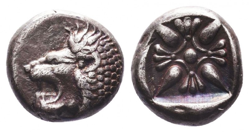 IONIA, Miletos. ca. 480-450 BC. AR Obol

Condition: Very Fine

Weight: 1.20 gr
D...