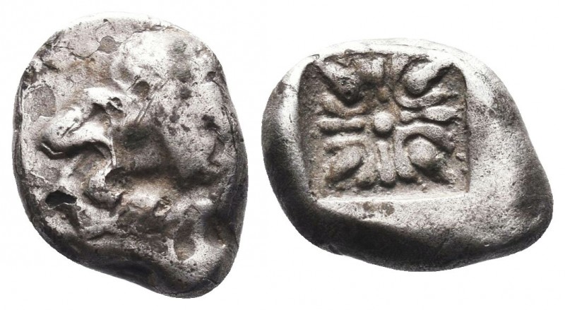 IONIA, Miletos. ca. 480-450 BC. AR Obol

Condition: Very Fine

Weight: 1.00 gr
D...