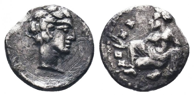 Greek .Cilicia 4th century BC. AR Obol

Condition: Very Fine

Weight: 0.40 gr
Di...