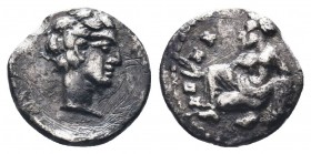 Greek .Cilicia 4th century BC. AR Obol

Condition: Very Fine

Weight: 0.40 gr
Diameter: 9 mm