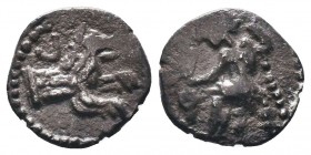 Greek .Cilicia 4th century BC. AR Obol

Condition: Very Fine

Weight: 0.60 gr
Diameter: 9 mm