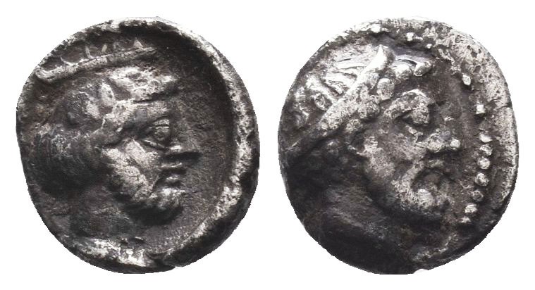 Greek .Cilicia 4th century BC. AR Obol

Condition: Very Fine

Weight: 0.30 gr
Di...