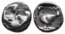 CILICIA, Mallos. 4th century BC. AR Obol

Condition: Very Fine

Weight: 0.60 gr
Diameter: 8 mm