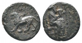Greek .Cilicia 4th century BC. AR Obol

Condition: Very Fine

Weight: 0.70 gr
Diameter: 10 mm