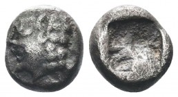 Greek .Uncertain, 4th century BC. AR Obol

Condition: Very Fine

Weight: 0.90 gr
Diameter: 8 mm