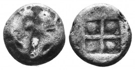 Greek . 4th century BC. AR Obol

Condition: Very Fine

Weight: 0.90 gr
Diameter: 8 mm