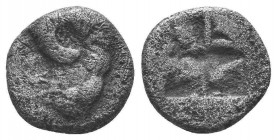 Troas, Kebren AR Obol. Circa 387-310 BC.

Condition: Very Fine

Weight: 0.90 gr
Diameter: 9 mm