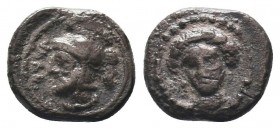 Greek .Cilicia 4th century BC. AR Obol

Condition: Very Fine

Weight: 0.52 gr
Diameter: 8 mm
