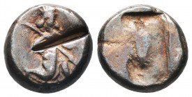Persia. Achaemenid Empire. Ataxerxes I to Darius II (465-405). Ar Siglos,

Condition: Very Fine

Weight: 5.52 gr
Diameter: 15 mm