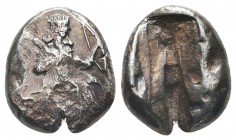 Persia. Achaemenid Empire. Ataxerxes I to Darius II (465-405). Ar Siglos,

Condition: Very Fine

Weight: 5.42 gr
Diameter: 17 mm
