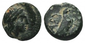 TROAS. Abydos. 4th-3rd century BC. AE 

Condition: Very Fine

Weight: 1.20 gr
Diameter: 10 mm