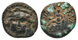 Greek . Ae (Circa 300-100 BC).

Condition: Very Fine

Weight: 2.70 gr
Diameter: 14 mm