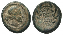 MYSIA. Kyzikos. Ae (3rd century BC).

Condition: Very Fine

Weight: 6.50 gr
Diameter: 18 mm