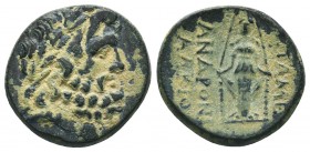 PHRYGIA. Apameia. Ae (Circa 88-40 BC). 

Condition: Very Fine

Weight: 8.00 gr
Diameter: 21 mm