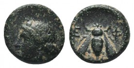 Aeolis, Grynion 3rd Century BC, Ae 

Condition: Very Fine

Weight: 1.60 gr
Diameter: 10 m