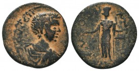Geta. As Caesar, A.D. 198-209. Ae

Condition: Very Fine

Weight: 4.58 gr
Diameter: 22 mm