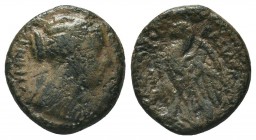 Cleopatra VII (51-30 BC). AE RARE!!!

Condition: Very Fine

Weight: 4.10 gr
Diameter: 16 mm