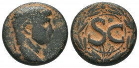 Claudius Æ of Antioch, Syria. AD 41-54.

Condition: Very Fine

Weight: 15.10 gr
Diameter: 25 mm