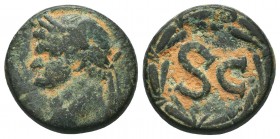 Domitian Æ As of Antioch, Syria. AD 81-96.

Condition: Very Fine

Weight: 14.30 gr
Diameter: 24 mm