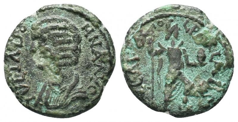 Julia Domna Ӕ of Antioch, Pisidia. AD 193-217.

Condition: Very Fine

Weight: 5....