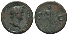 Vespasian (AD 69-79). AE sestertius

Condition: Very Fine

Weight: 22 gr
Diameter: 33 mm