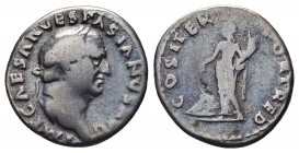 Vespasian (69-79 AD). AR Denarius

Condition: Very Fine

Weight: 2.80 gr
Diameter: 17 mm