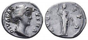 Diva Faustina I (+141 AD). AR Denarius

Condition: Very Fine

Weight: 3.10 gr
Diameter: 18 mm
