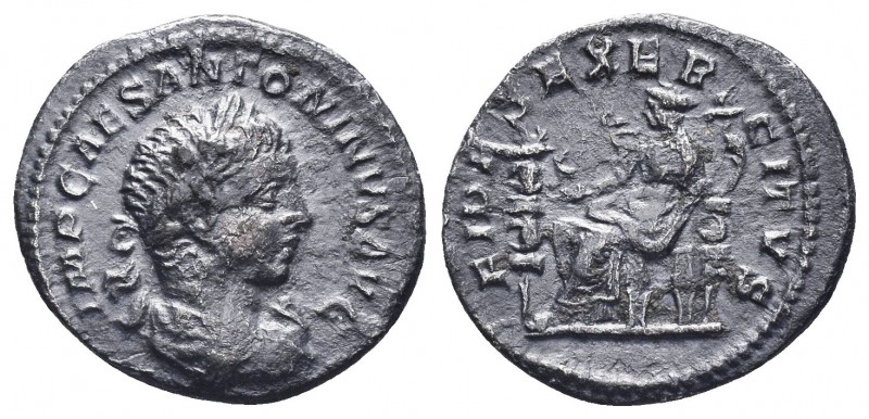 Caracalla, 198-217. Denarius

Condition: Very Fine

Weight: 2.60 gr
Diameter: 19...