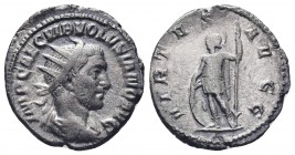 Volusianus AD 251-253. Rome Silver Denarius,

Condition: Very Fine

Weight: 3.20 gr
Diameter: 21 mm