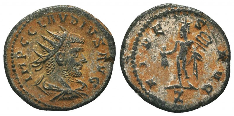 Claudius II. (268-270 AD). AE silvered Antoninianus

Condition: Very Fine

Weigh...