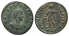 Crispus, as caesar (317-326), Nummus

Condition: Very Fine

Weight: 2.80 gr
Diameter: 19 mm