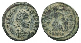 THEODOSIUS I (379-395). Ae.

Condition: Very Fine

Weight: 1.00 gr
Diameter: 12 mm