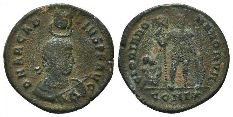 Arcadius. A.D. 383-408. AE 

Condition: Very Fine

Weight: 4.50 gr
Diameter: 21 ...