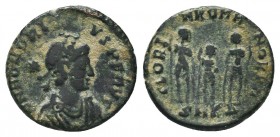 Honorius (395-423), Nummus,

Condition: Very Fine

Weight: 1.90 gr
Diameter: 15 mm