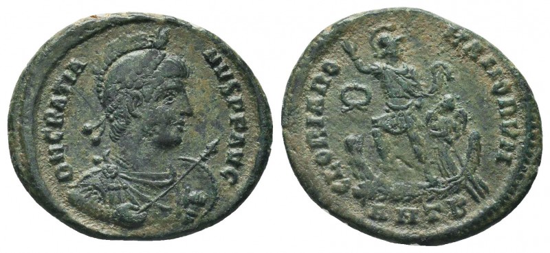 Gratian. A.D. 367-383. AE

Condition: Very Fine

Weight: 5.60 gr
Diameter: 24 mm